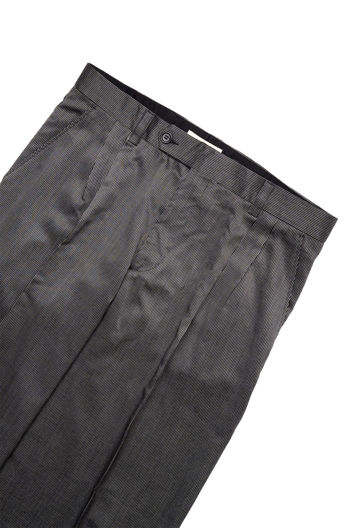 Classic Trousers - Fine Silver Stripe