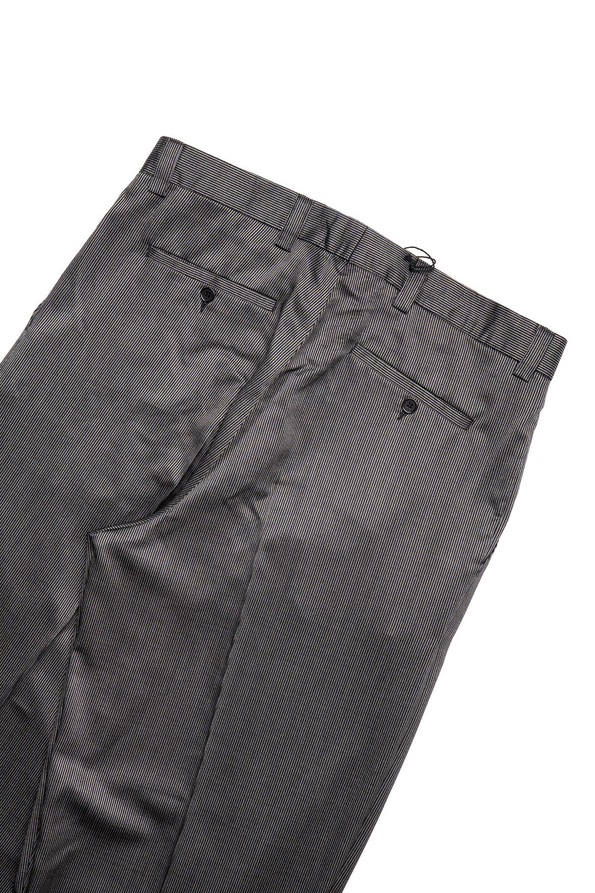 Classic Trousers - Fine Silver Stripe
