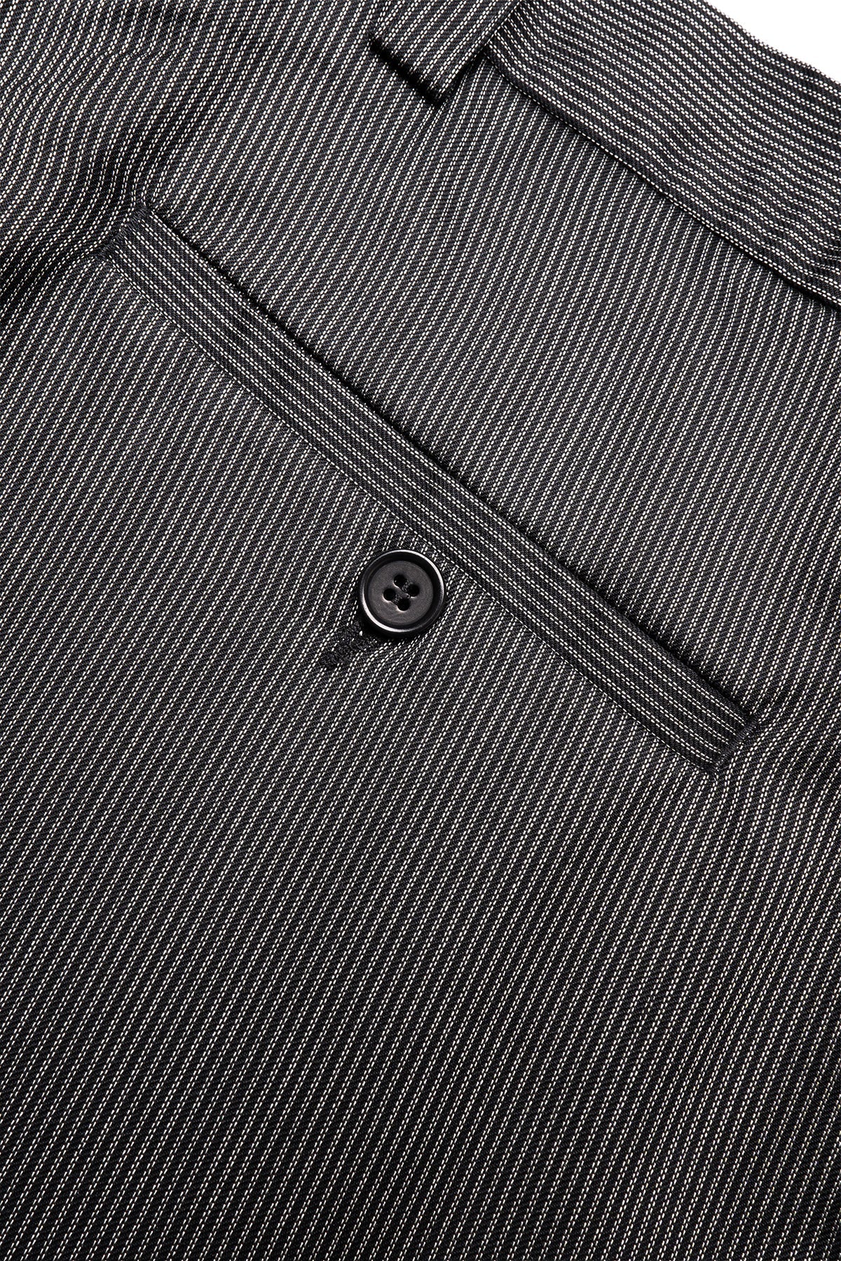 Classic Trousers - Fine Silver Stripe