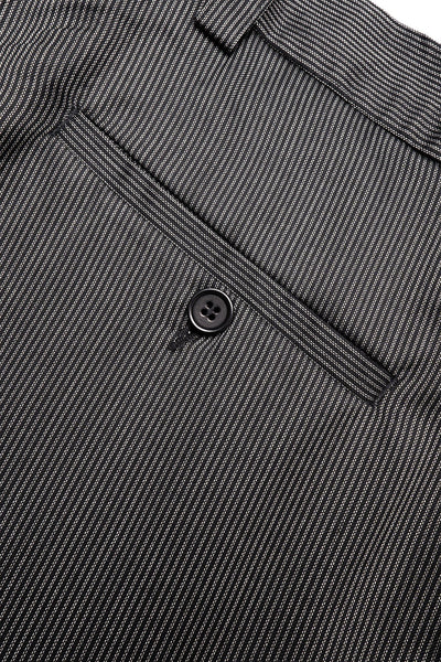 Classic Trousers - Fine Silver Stripe