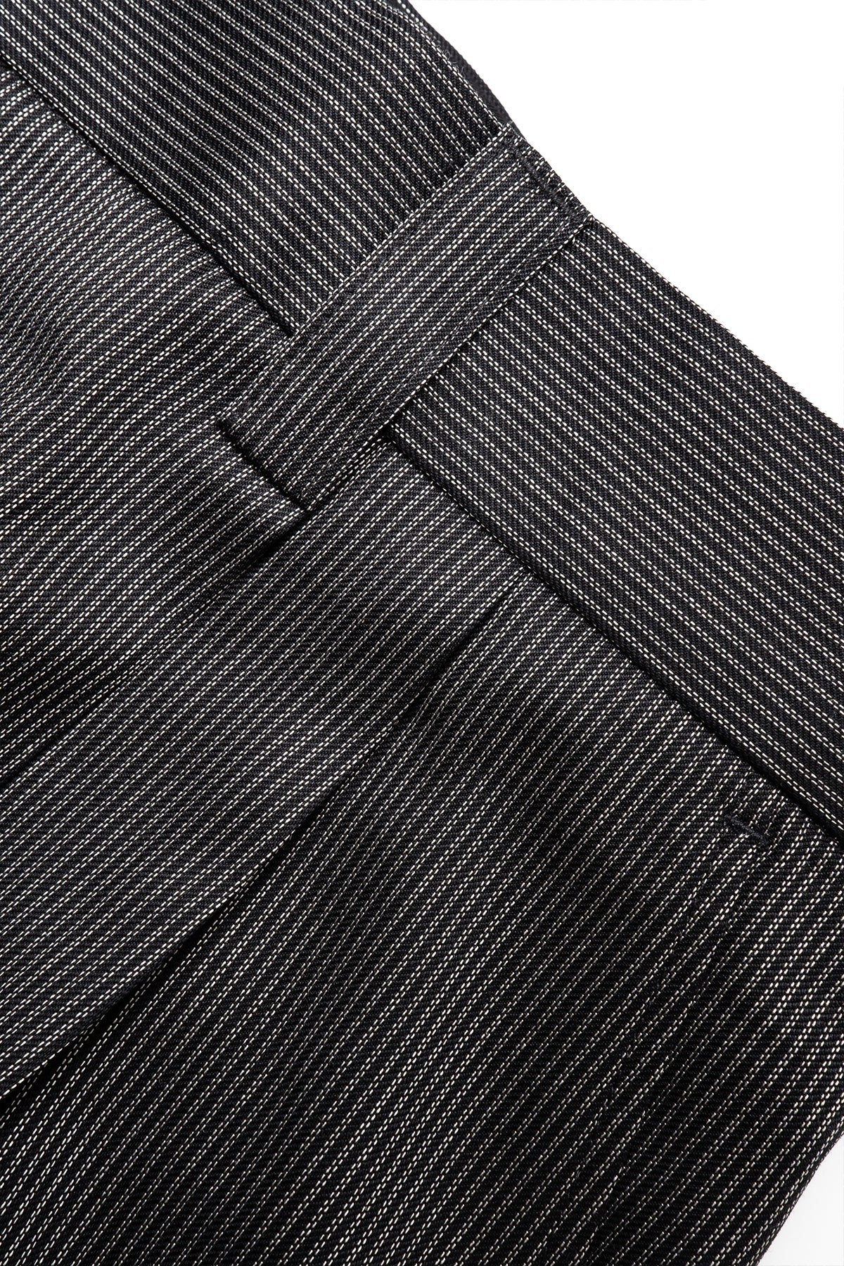 Classic Trousers - Fine Silver Stripe