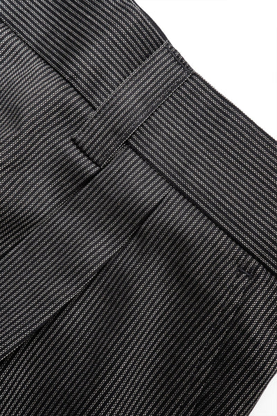 Classic Trousers - Fine Silver Stripe