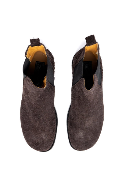 Core Boot - Brown Fuzzy Suede