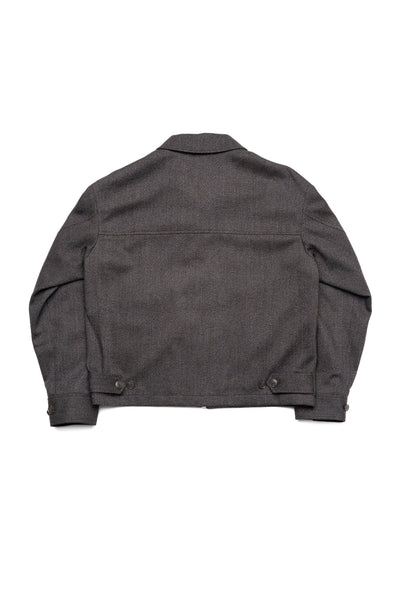 Mail Jacket - Brown Melange Stripe