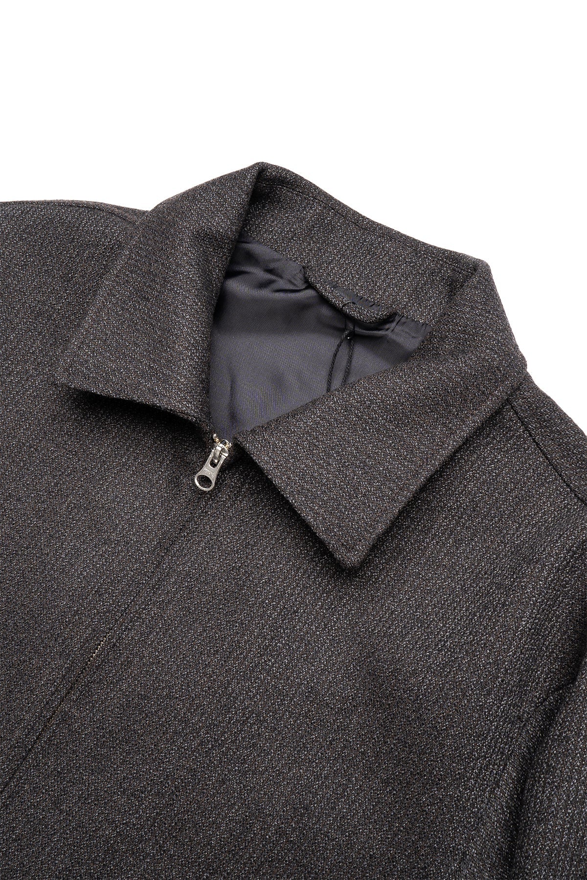 Mail Jacket - Brown Melange Stripe