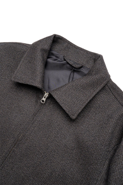 Mail Jacket - Brown Melange Stripe