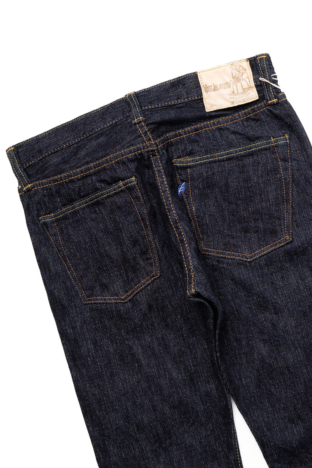 XX-013 Slim Tapered Jeans Blue In Green Exclusive Version – BLUE
