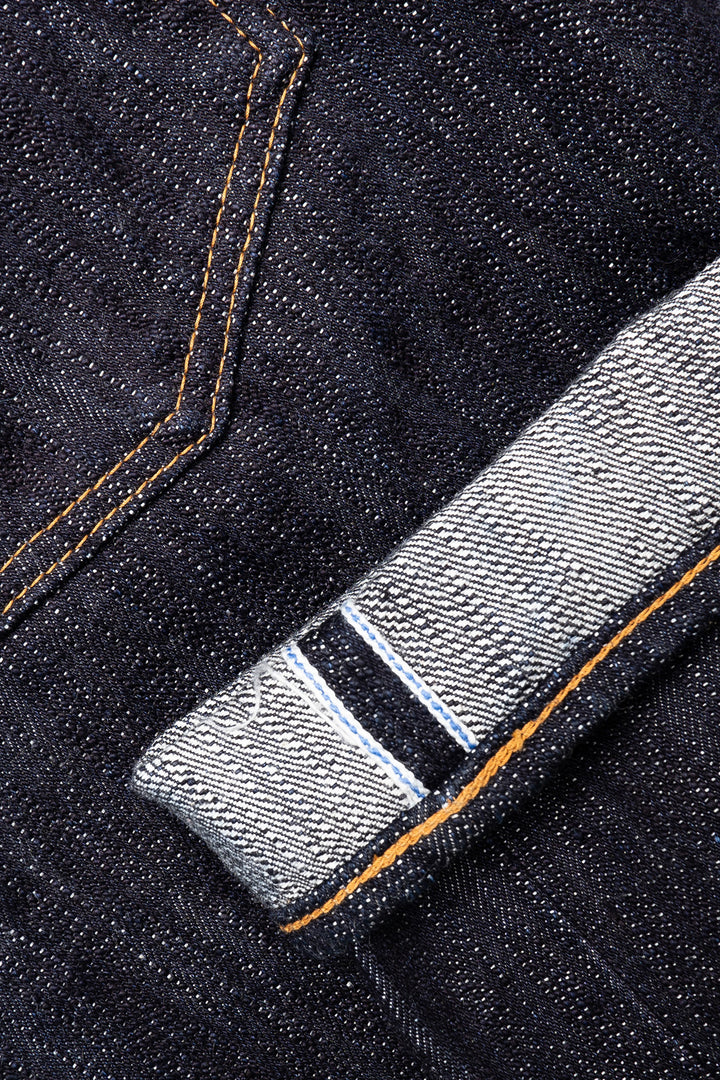 さたんページ XX-013 Slim Tapered Jeans Blue In Green Exclusive Version – BLUE