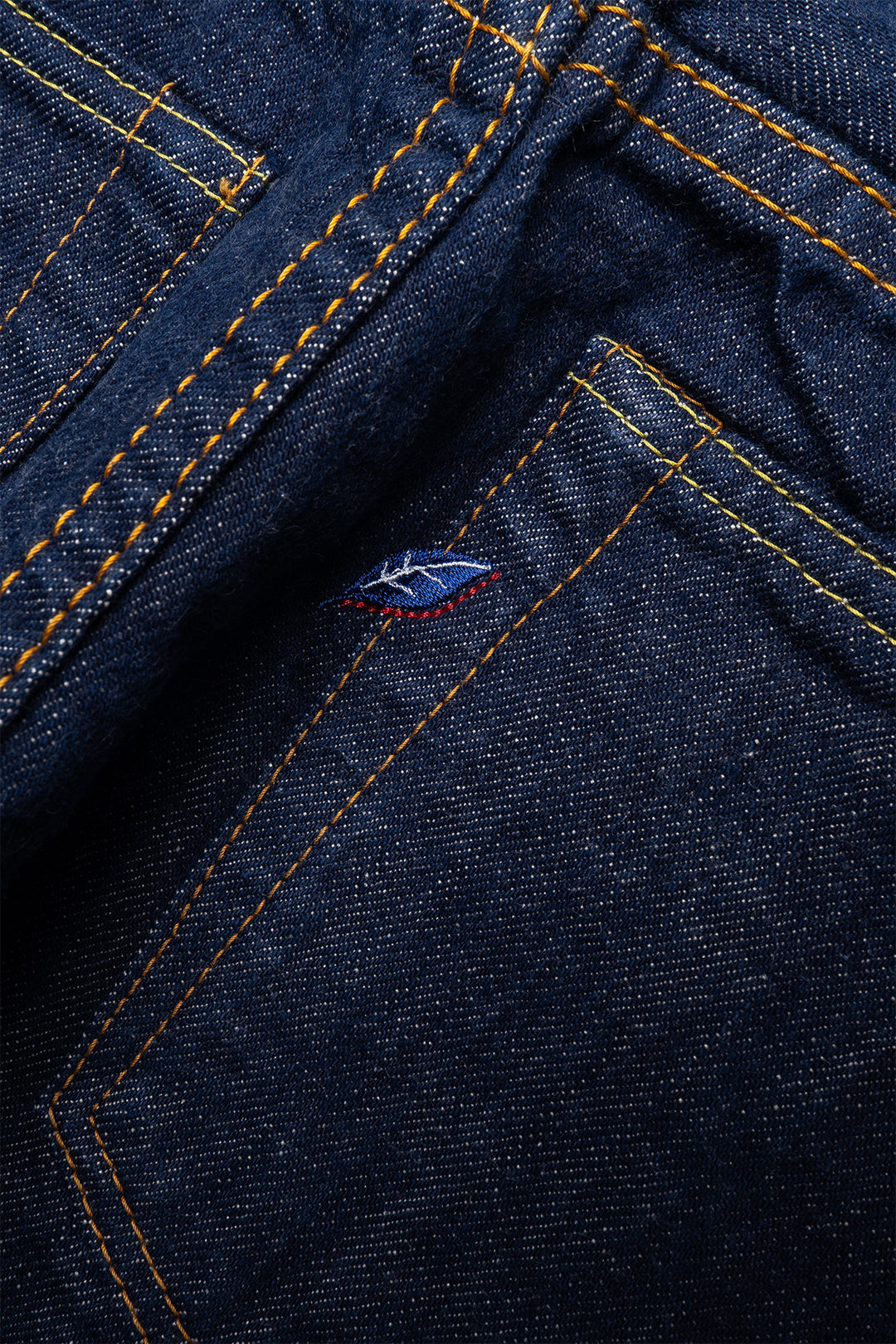 AI-13.5oz-019 13.5oz Natural Indigo Relaxed Tapered – BLUE IN
