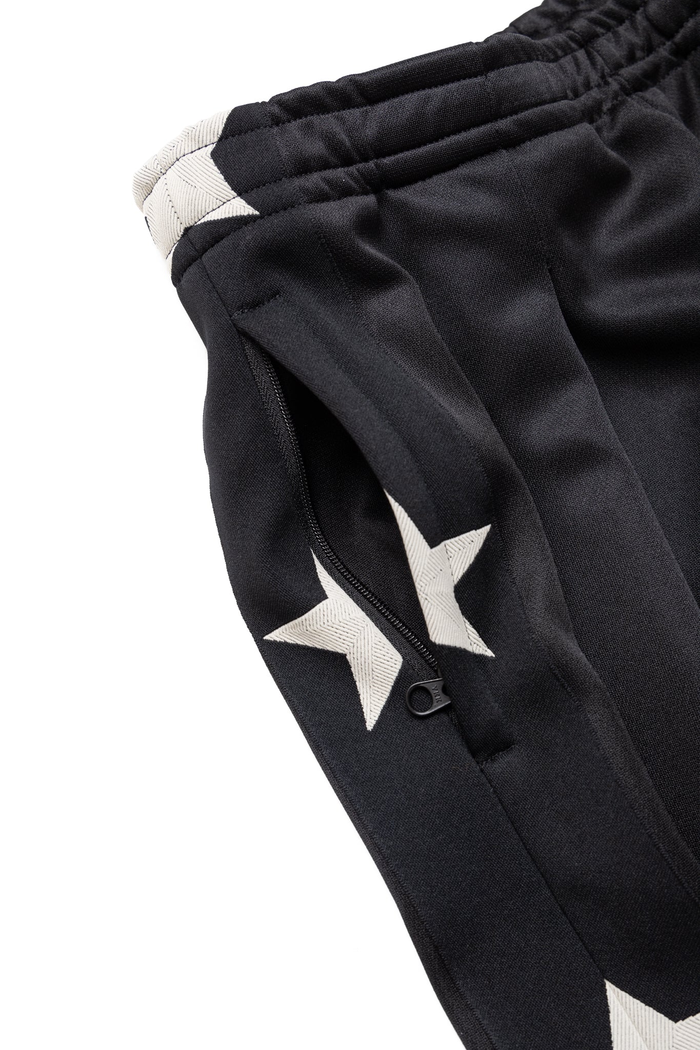 Smooth Jersey STUNT MAN & WOMAN Baggy Track Pants - Black