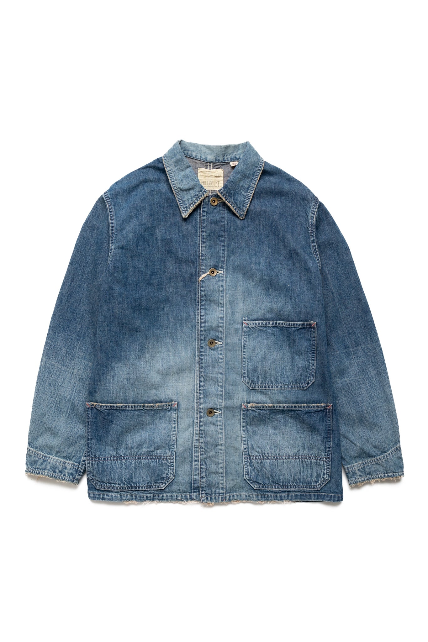 Denim Chore Jacket HW - Indigo (Distressed)