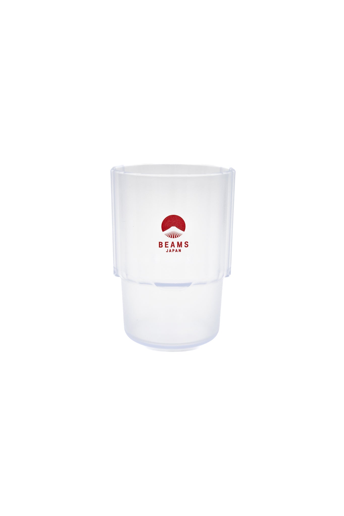 BEAMS JAPAN Stacking Cup Clear - Clear x Red