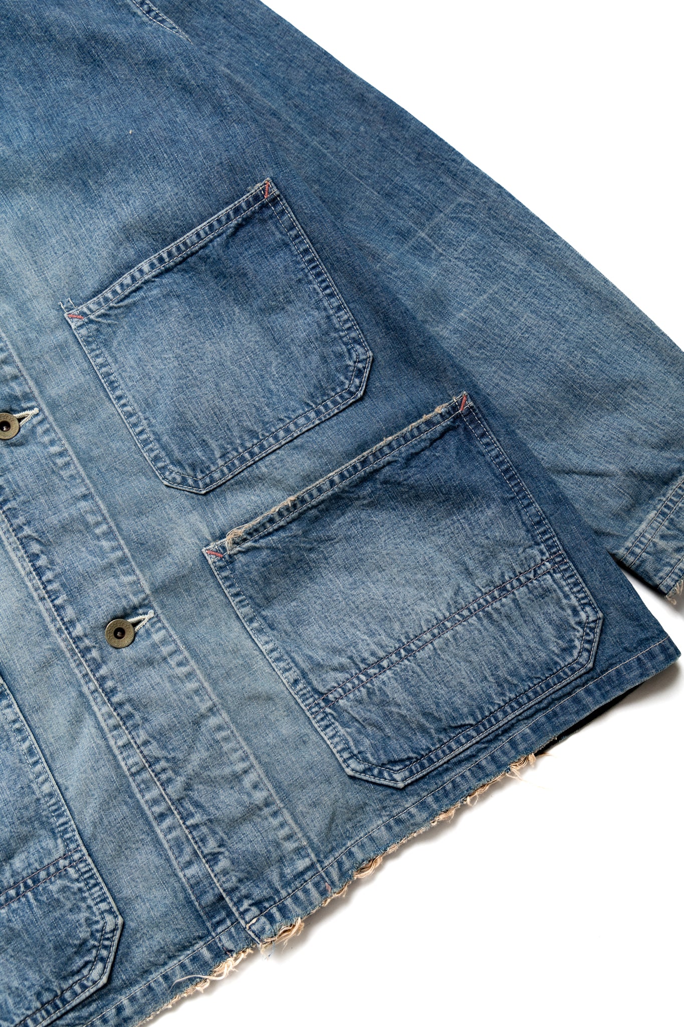 Denim Chore Jacket HW - Indigo (Distressed)