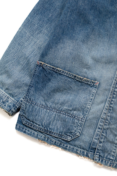 Denim Chore Jacket HW - Indigo (Distressed)