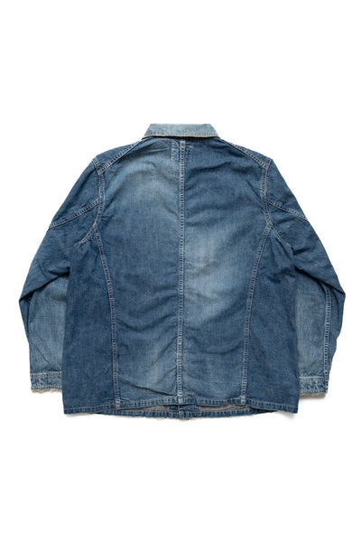 Denim Chore Jacket HW - Indigo (Distressed)
