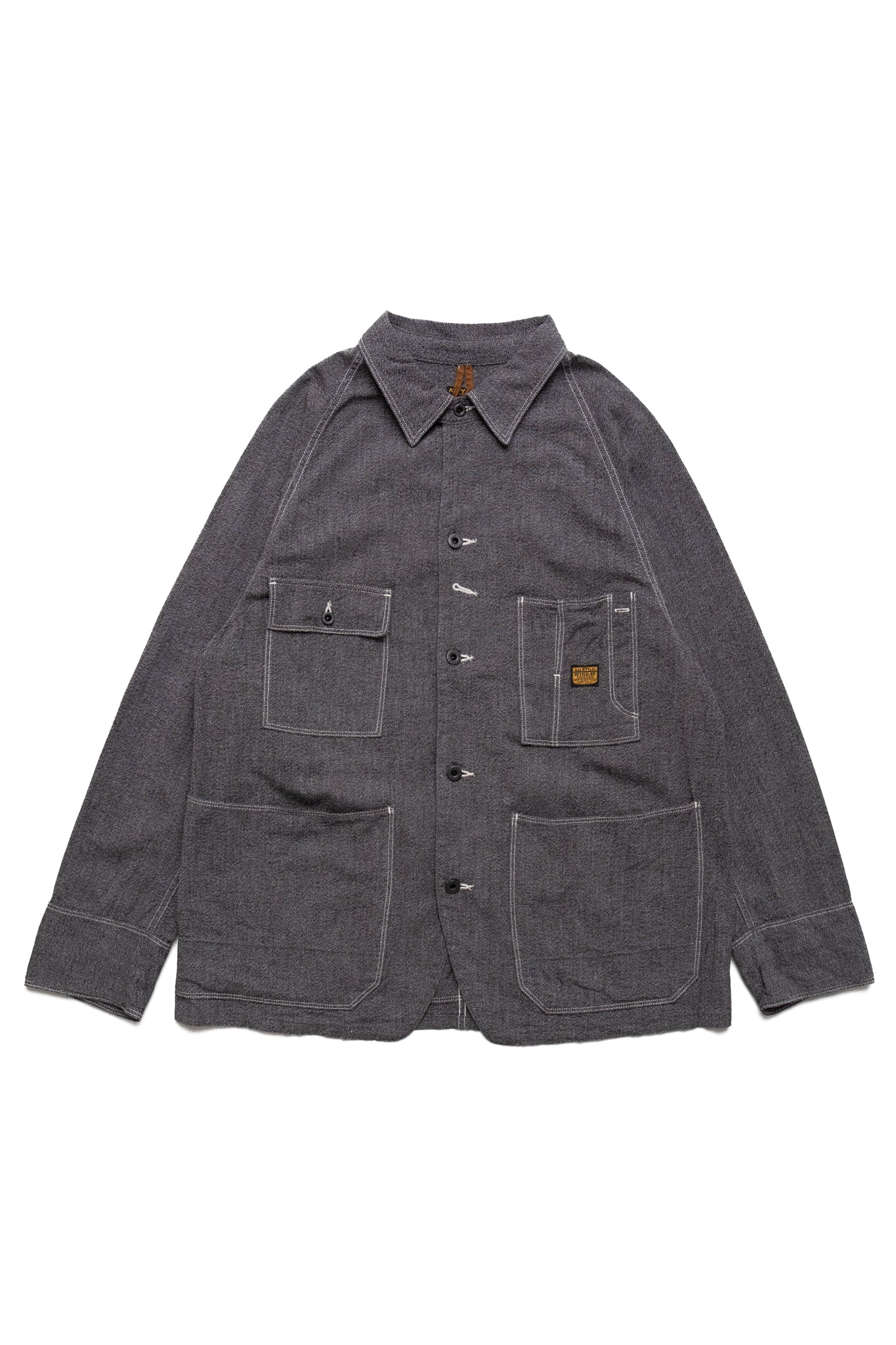 Grandrelle Chambray CACTUS Coverall - Charcoal