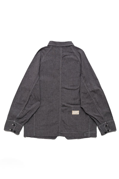 Grandrelle Chambray CACTUS Coverall - Charcoal