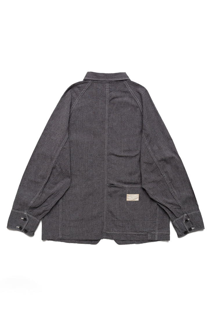 Kapital Grandrelle Chambray CACTUS Coverall - Charcoal