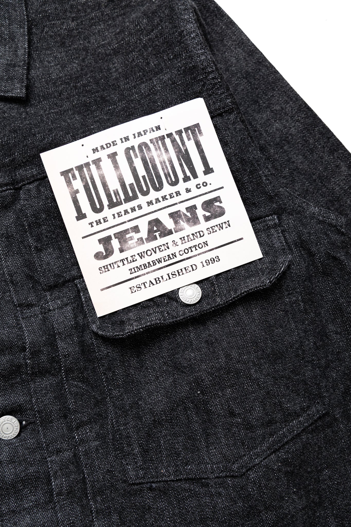 2102BK Type 2 Black Denim Jacket