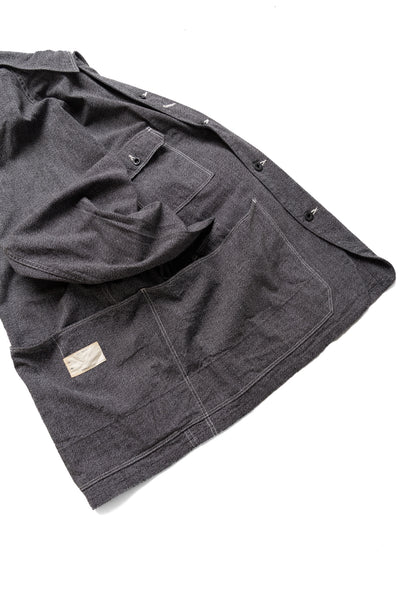 Grandrelle Chambray CACTUS Coverall - Charcoal