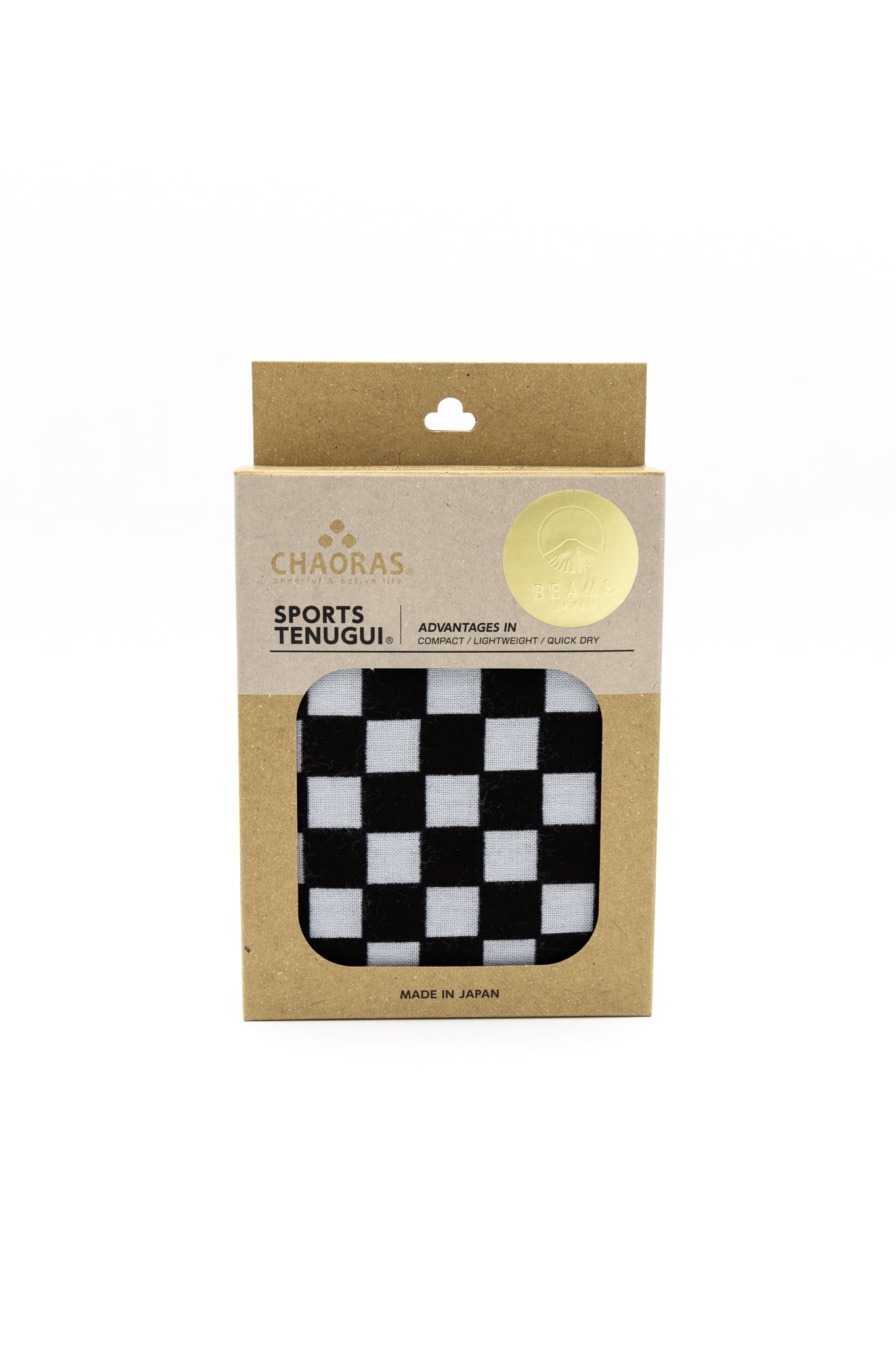 CHAORAS Hand Towel - Black (Checkered)