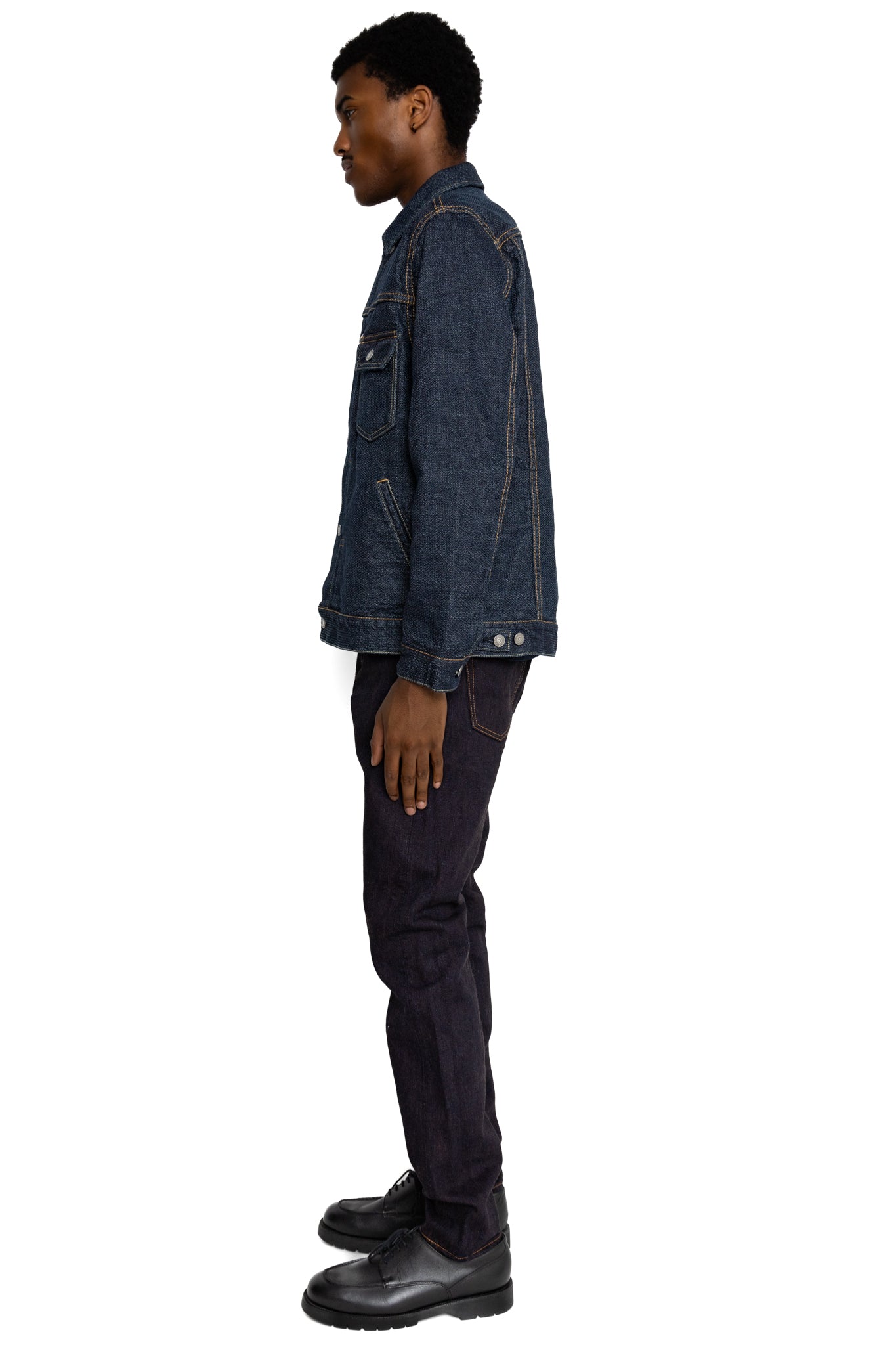 Sashiko Type 2 Jacket - Indigo x Indigo