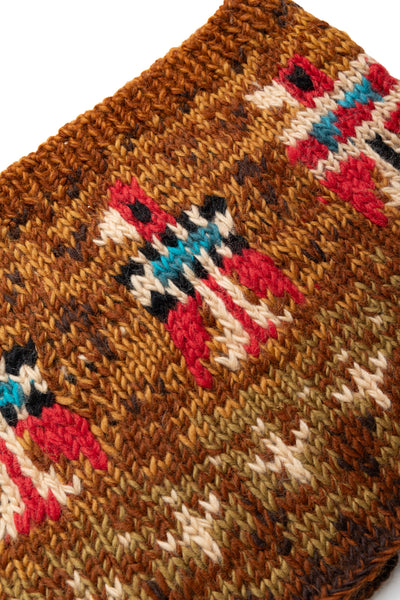Hand Knit Cowichan HARAMAKI Multi Roll - Gold
