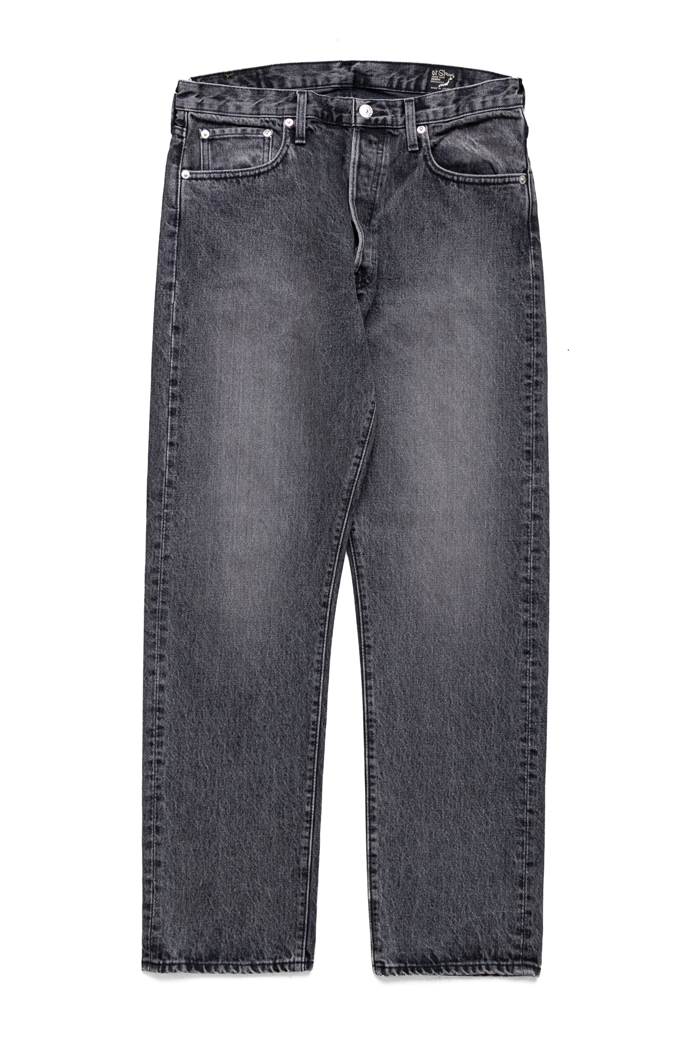 105 90's Black Denim Stone Wash