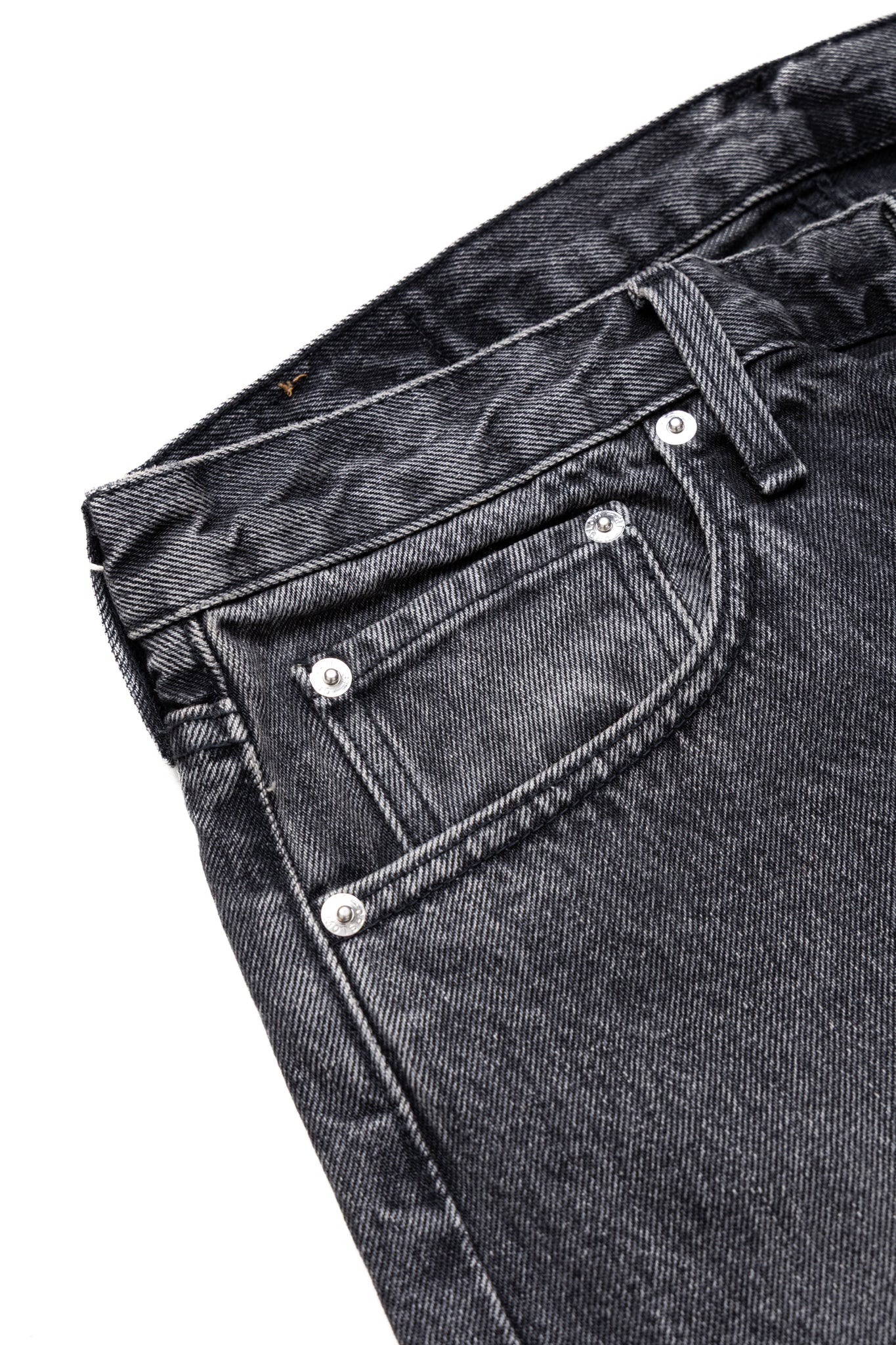 105 90's Black Denim Stone Wash