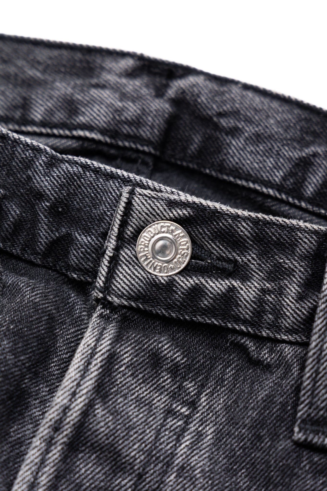 105 90's Black Denim Stone Wash