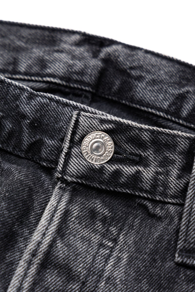 105 90's Black Denim Stone Wash