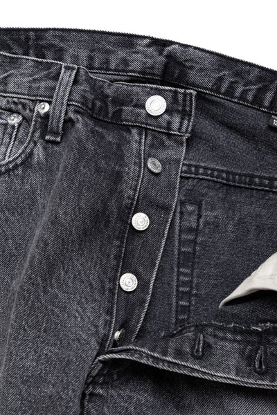 105 90's Black Denim Stone Wash
