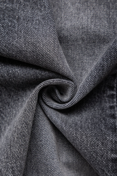 105 90's Black Denim Stone Wash