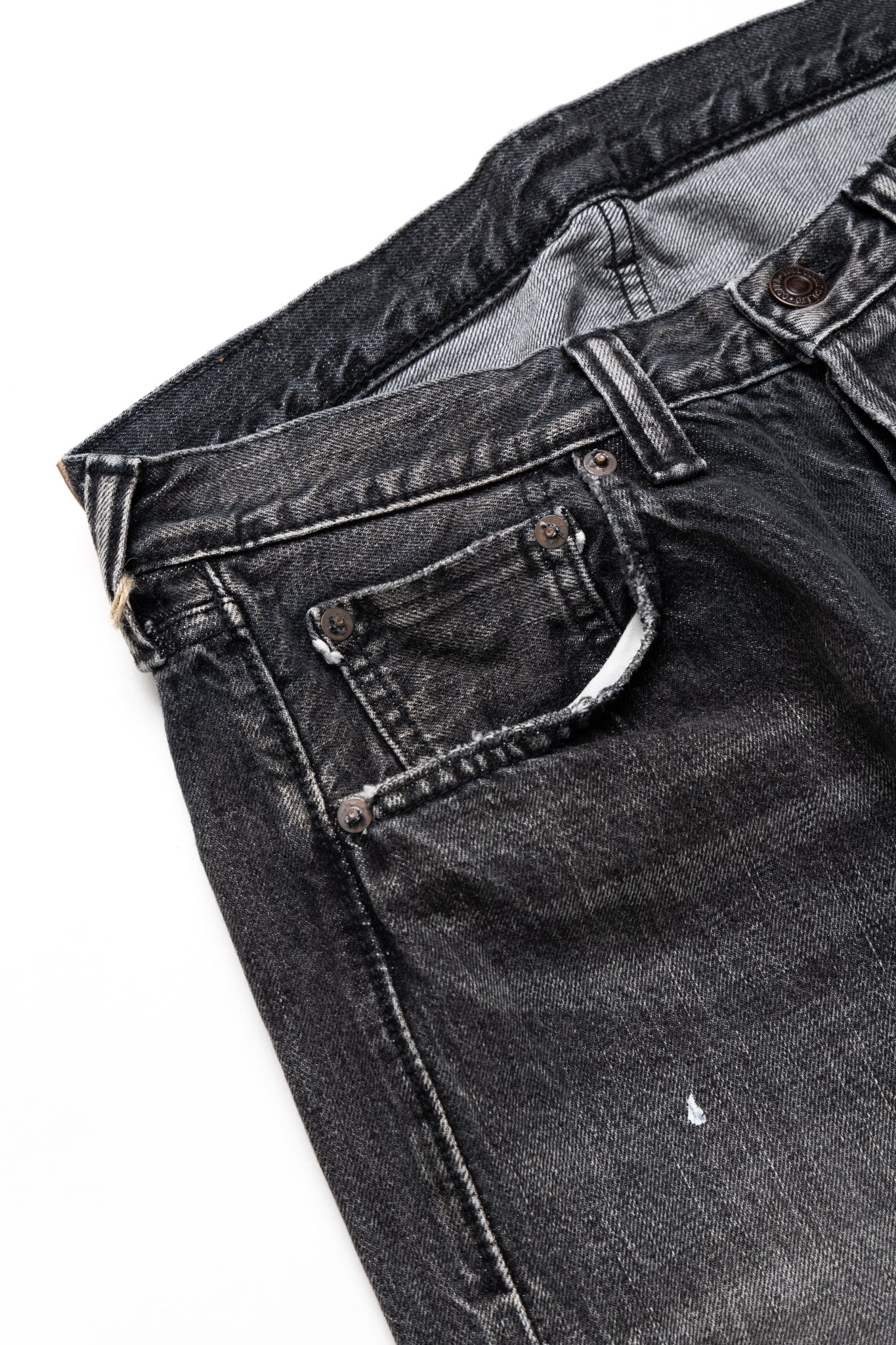 0105BKHW-SP Wide Straight Dartford Splatter - Black