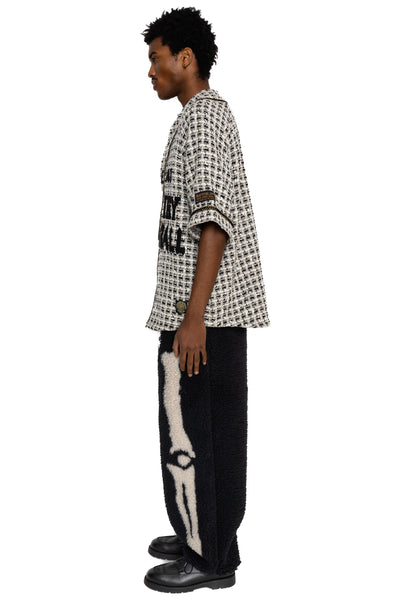 Fancy Tweed GREAT KOUNTRY Baseball Shirt - White