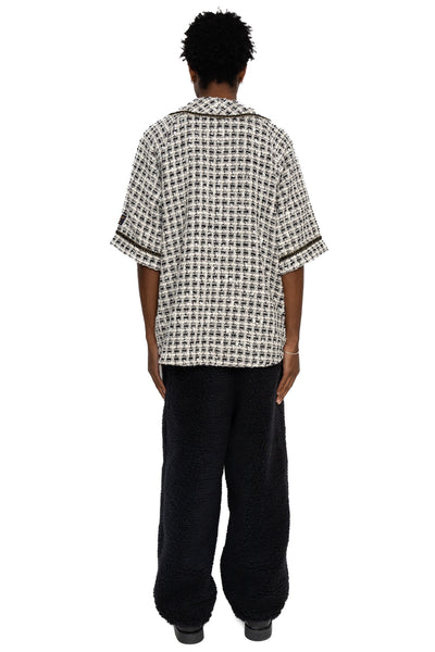 Fancy Tweed GREAT KOUNTRY Baseball Shirt - White