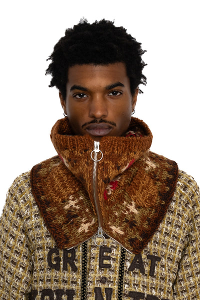 Hand Knit Cowichan HARAMAKI Multi Roll - Gold