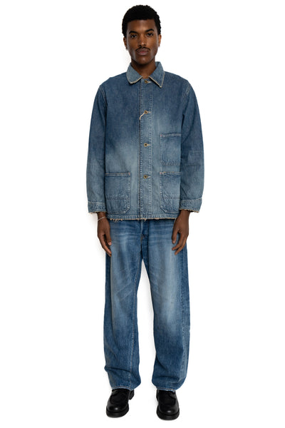Denim Chore Jacket HW - Indigo (Distressed)