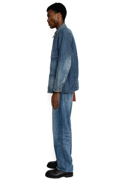 Denim Chore Jacket HW - Indigo (Distressed)