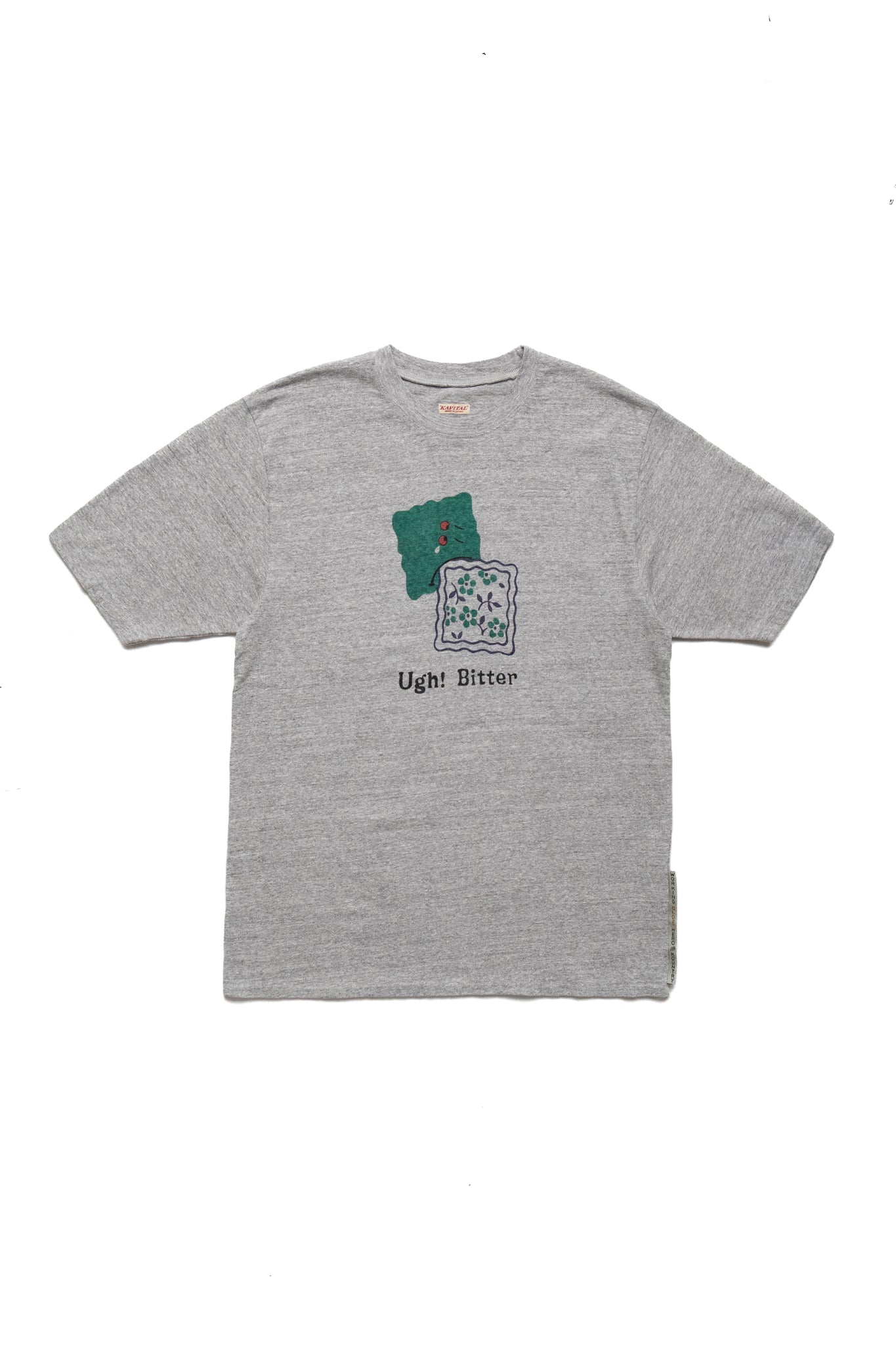 TOP Jersey Crew T (BITTER PECKISH BOWY) - Grey