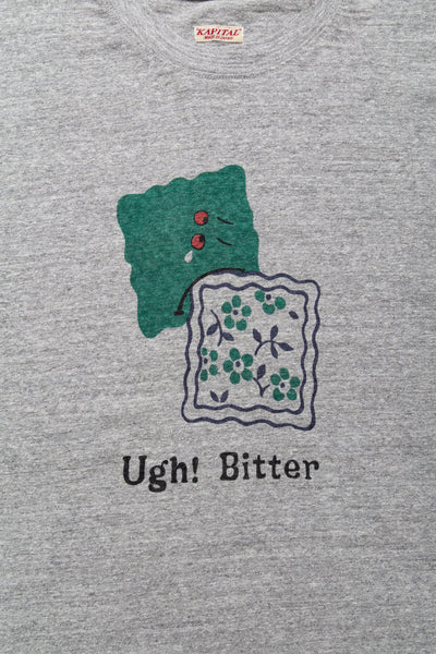 TOP Jersey Crew T (BITTER PECKISH BOWY) - Grey