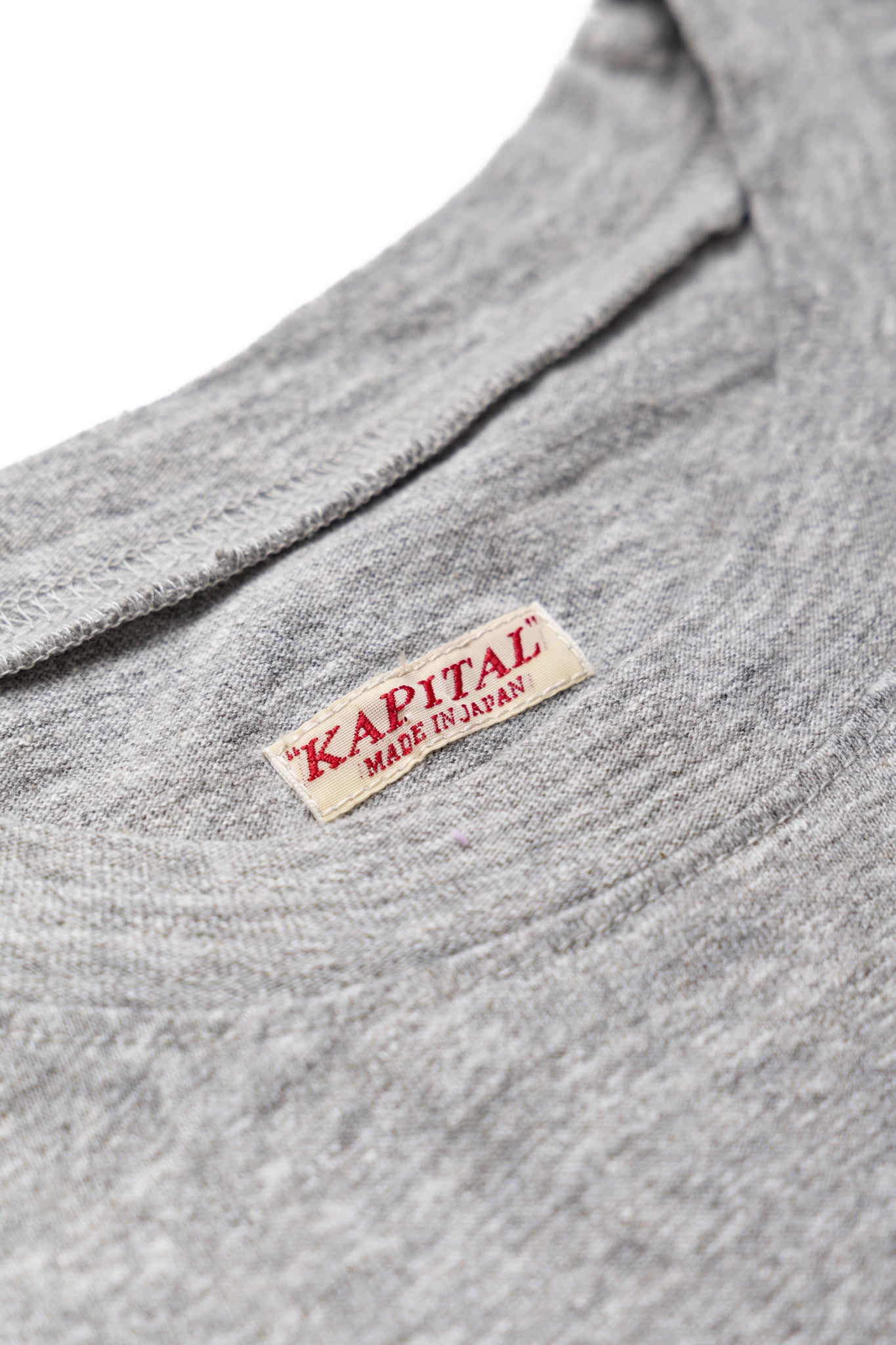 TOP Jersey Crew T (BITTER PECKISH BOWY) - Grey