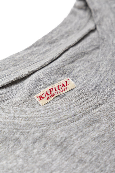 TOP Jersey Crew T (BITTER PECKISH BOWY) - Grey