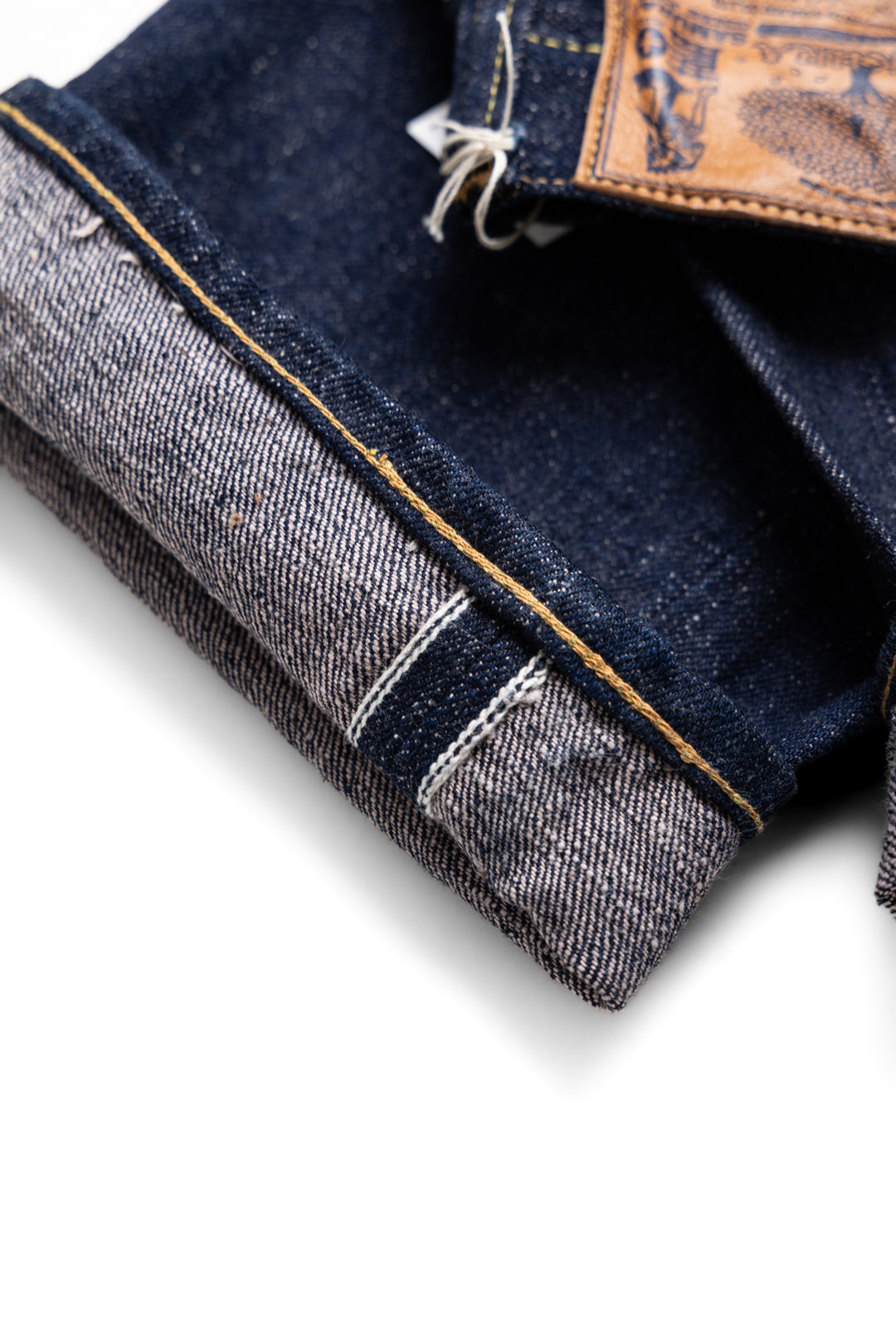 Samurai Jeans S500AX-SAKURA Indigo x Light Pink Regular Straight