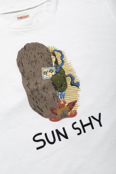 20/- Jersey Crew T (SUN SHY) - White