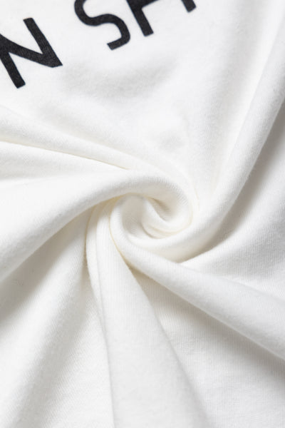 20/- Jersey Crew T (SUN SHY) - White