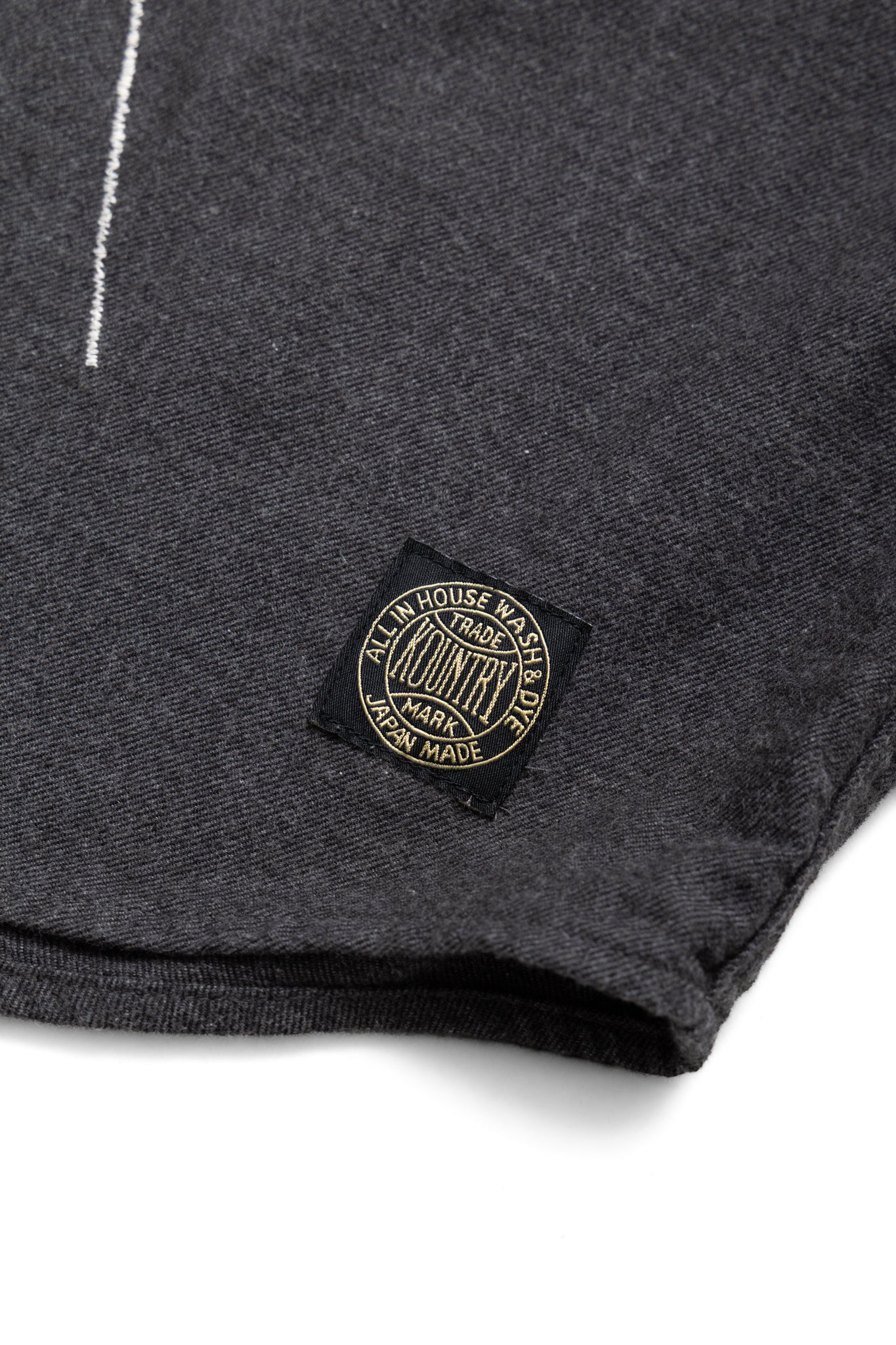 Cotton Wool GREAT KOUNTRY Baseball Shirt (KOUNTRY DREAM CATCH Remake) - Dark Grey
