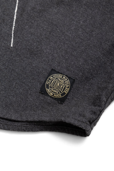 Cotton Wool GREAT KOUNTRY Baseball Shirt (KOUNTRY DREAM CATCH Remake) - Dark Grey