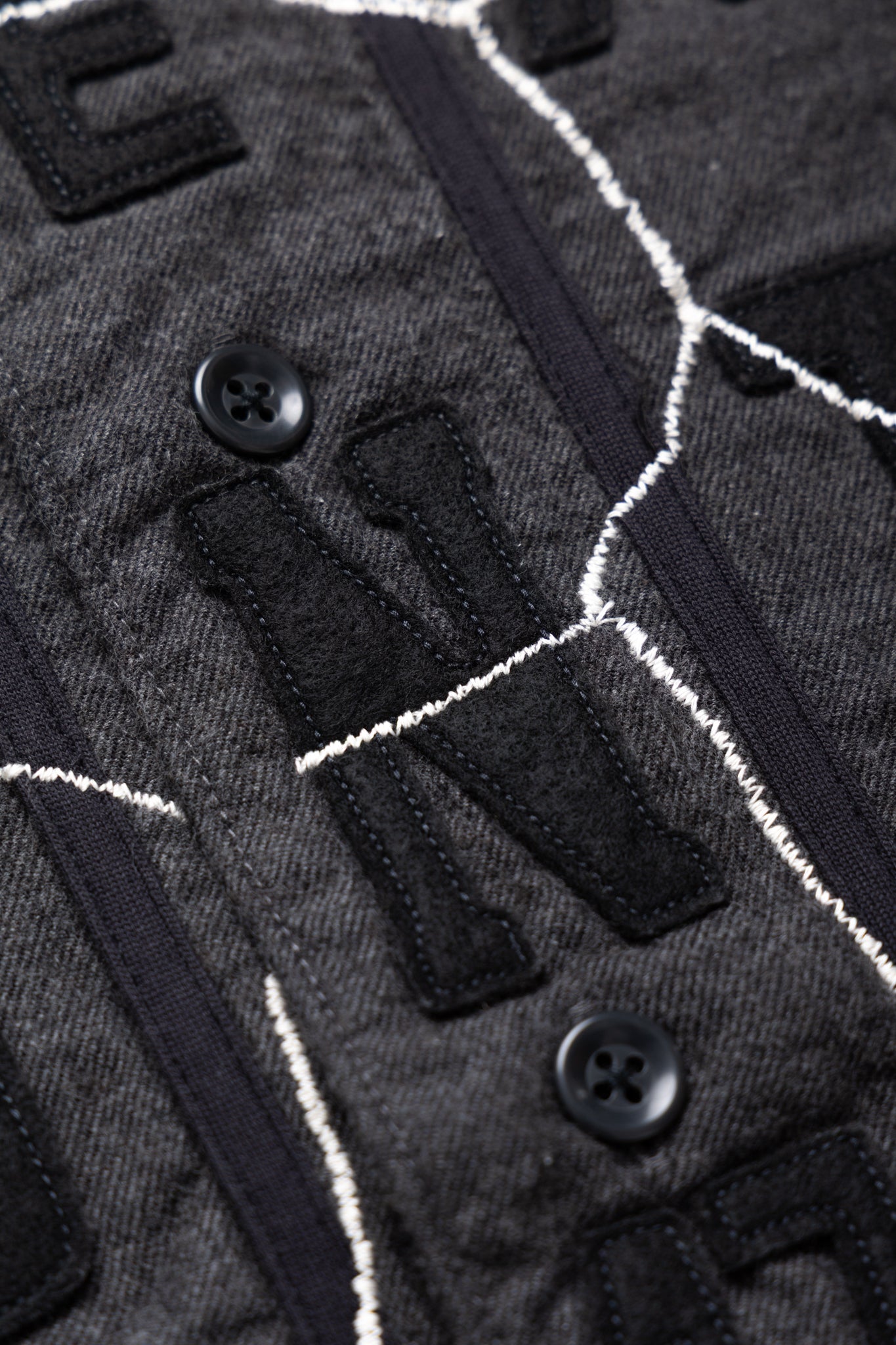 Cotton Wool GREAT KOUNTRY Baseball Shirt (KOUNTRY DREAM CATCH Remake) - Dark Grey