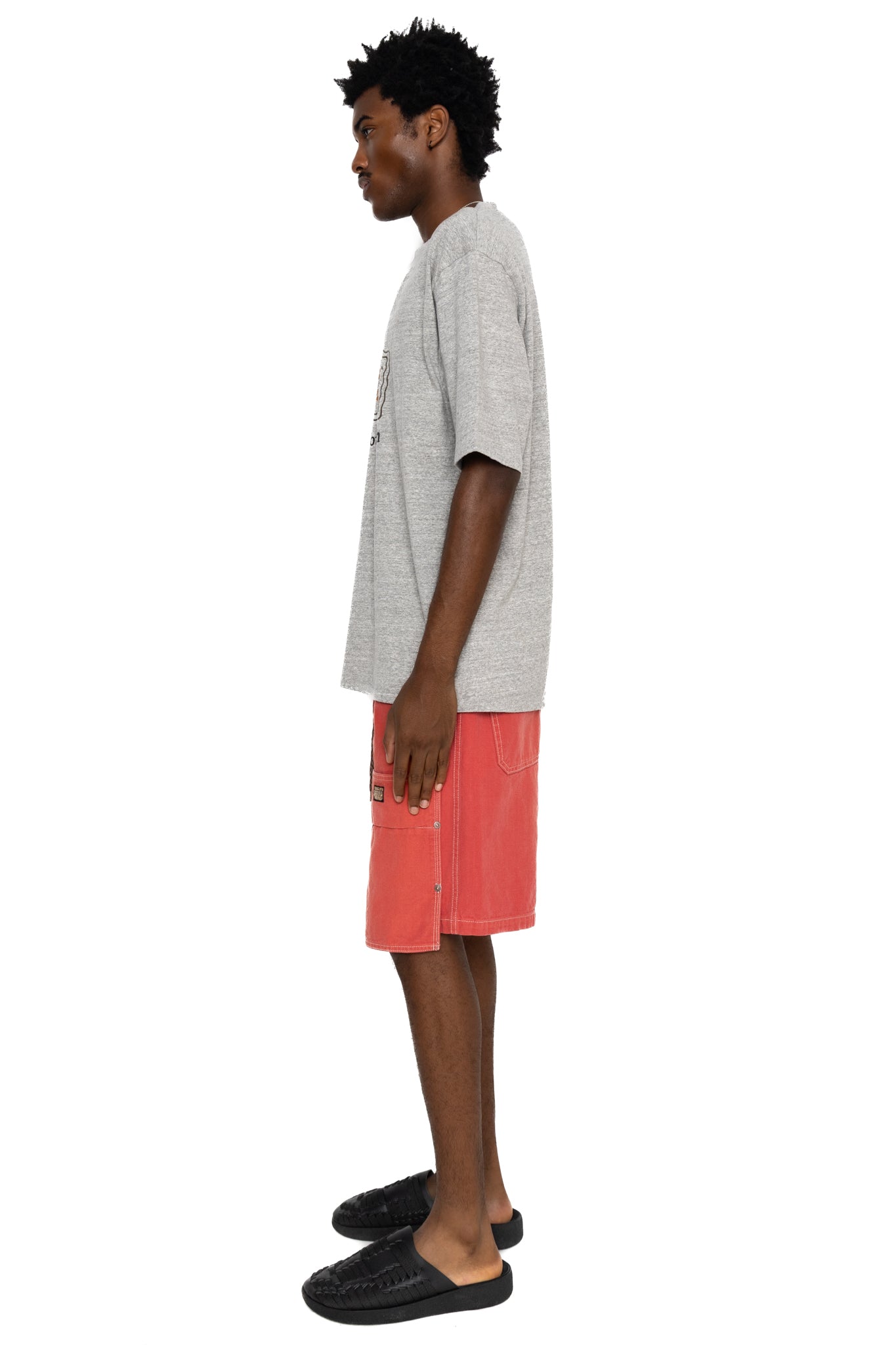 TOP Jersey Crew T (TOUGH PECKISH BOWY) - Grey